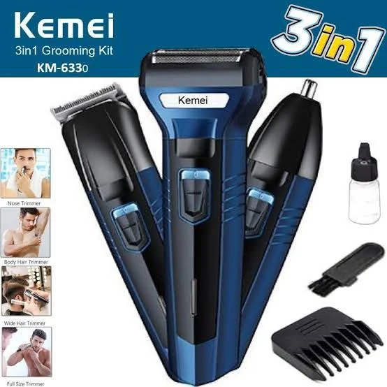 Kemei KM-6330 3-in-1 Grooming Kit for Men